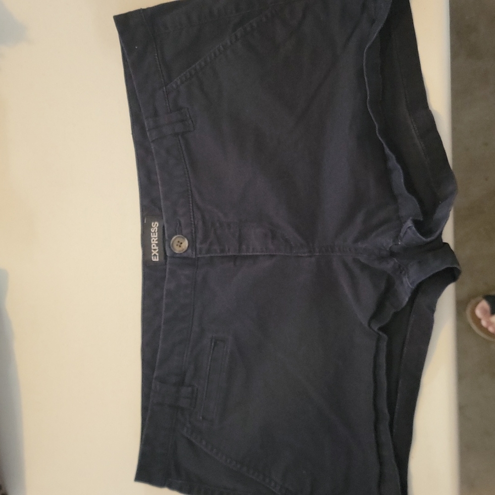 Express black shorts size 12